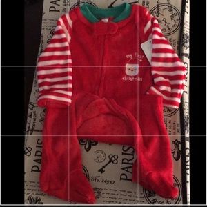 Baby Christmas footie pajamas